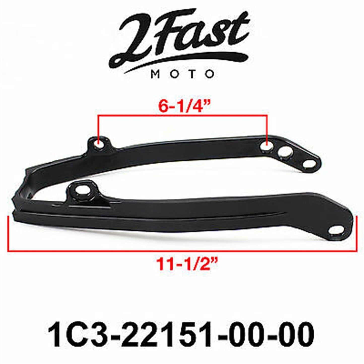 2FastMoto Chain Slide Rubber Guide for Yamaha YZ125, 250, WR 250F, 450F  [MPN: 1C3-22151-00]_648316