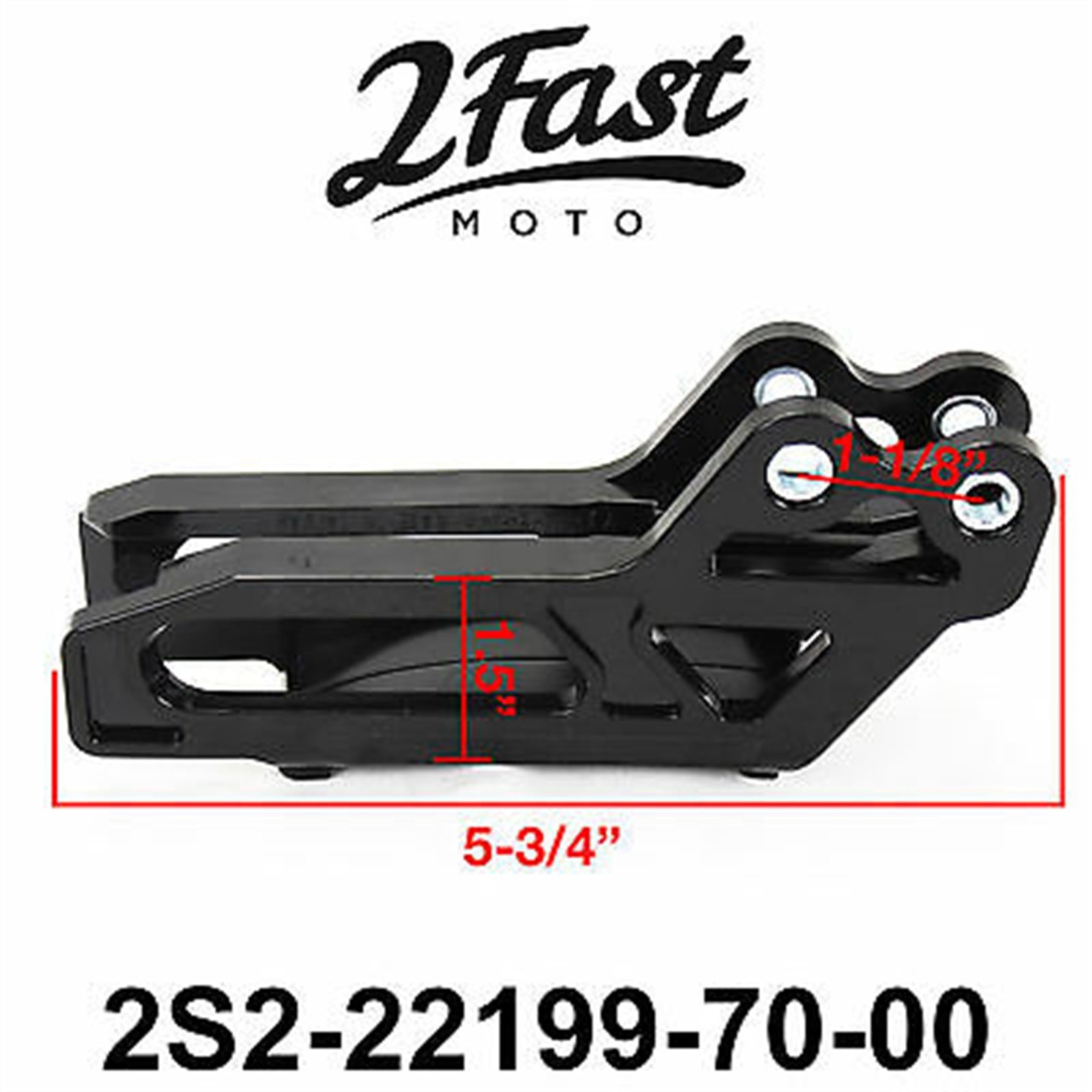 2FastMoto Chain Slider Guide for Yamaha YZ125, YZ250F, FE, FX, G,YZ450F [MPN: 2s2-22199-70-00]_621619