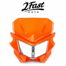 2FastMoto Acerbis Style Headlight - Enduro Dirtbike Offroad - Orange 111-004_633307