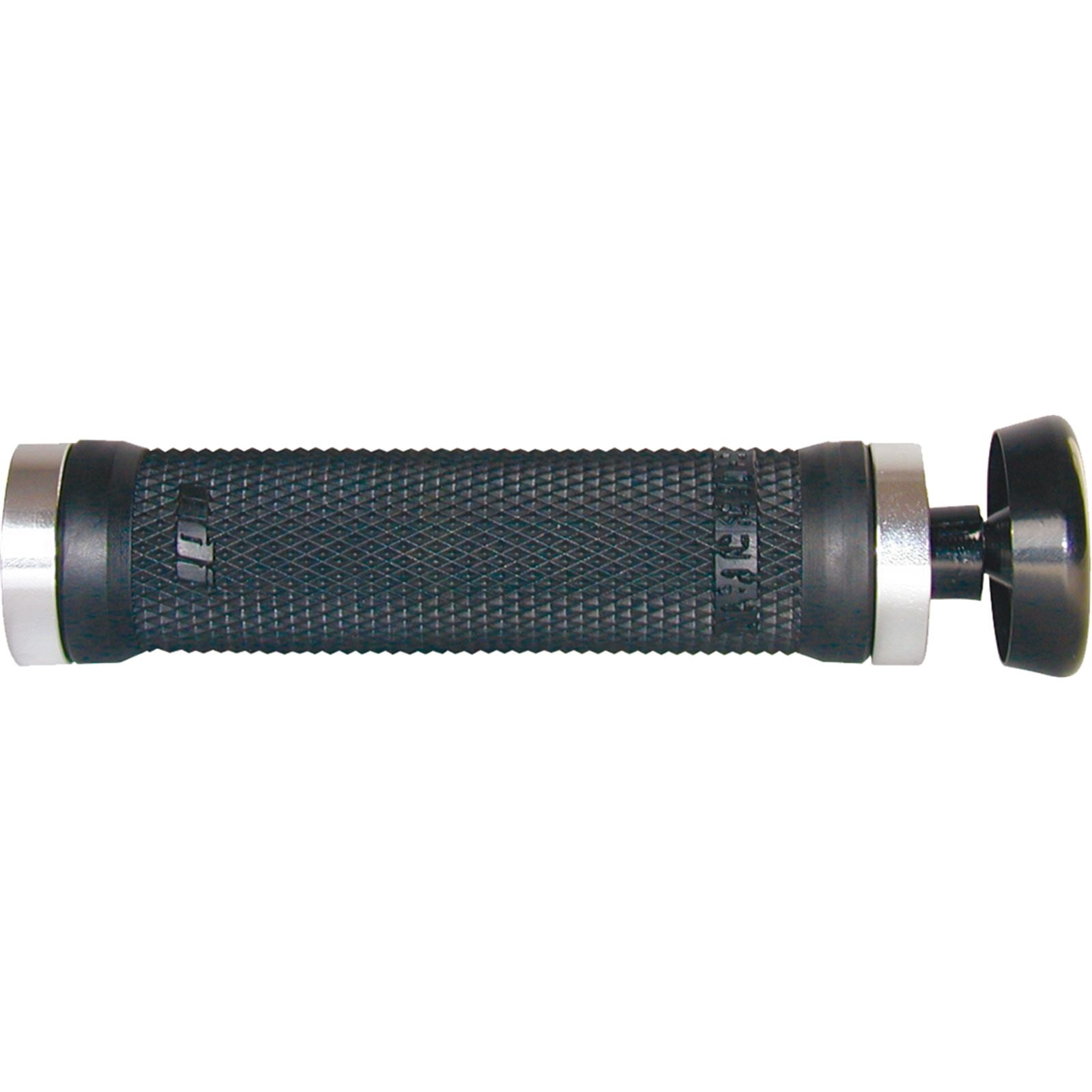ODI Ruffian No Flange Lock-On Grip 130mm - Black/Silver [MPN: L31RFB-S]_104462