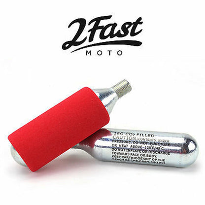 2FastMoto CO2 Flat Tire Kit Air Chuck Adapter with Cartridges - ATV, UTV [MPN: 72-2210]_628334