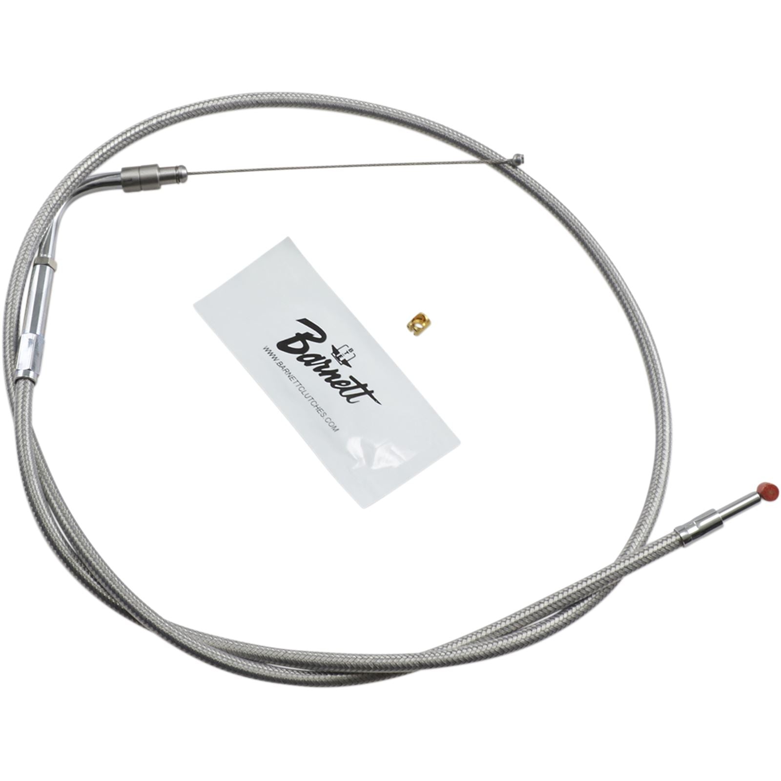 Barnett Performance Extended 6" Stainless Steel Throttle Cable for '01 - '10 FXST/I [MPN: 102-30-30012-06]_348816
