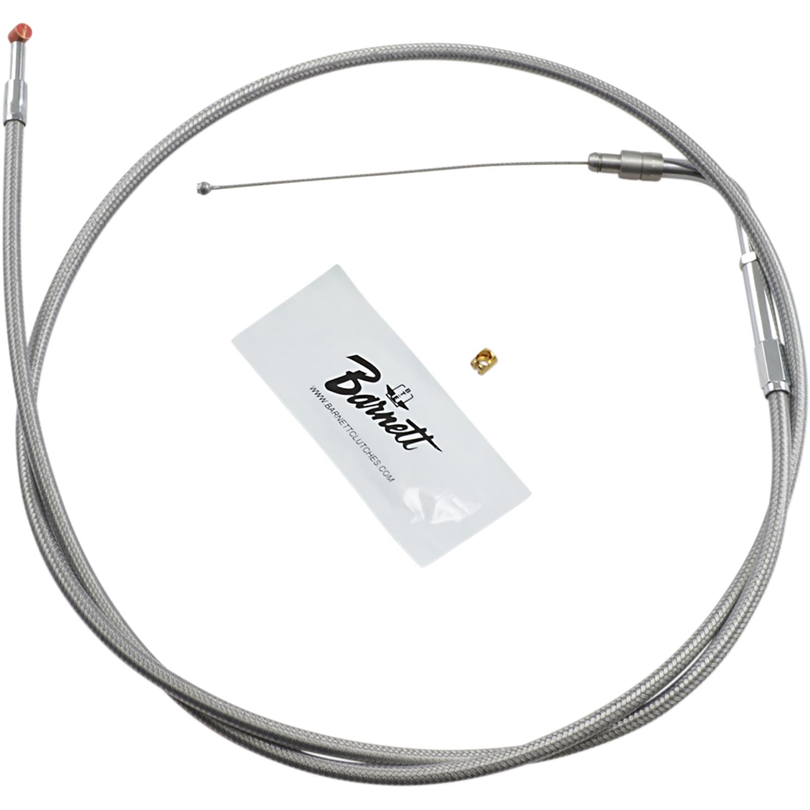 Barnett Performance Extended 6" Stainless Steel Throttle Cable for '02 - '07 FLHR [MPN: 102-30-30016-06]_348799