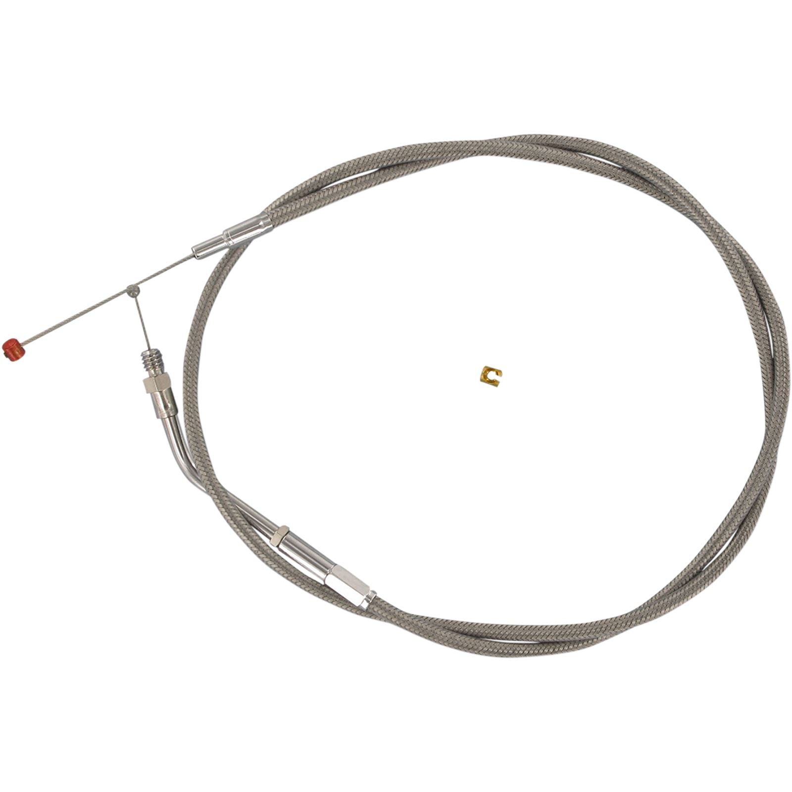 Barnett Performance Extended 6" Stainless Steel Throttle Cable for '81 - '89 FL/FX/XL [MPN: 102-30-30024-06]_348921