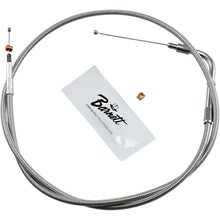 Barnett Performance Extended 6" Stainless Steel Idle Cable for '01 - '10 FXST/I [MPN: 102-30-40012-06]_348819
