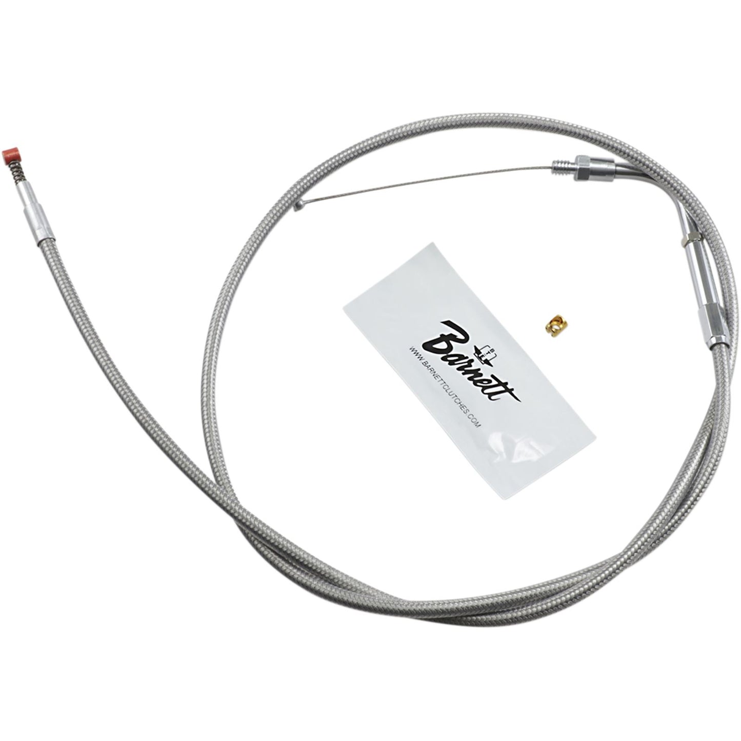 Barnett Performance Extended 6" Stainless Steel Idle Cable for '90 - '95 FL/FXD/ST [MPN: 102-30-40014-06]_348932