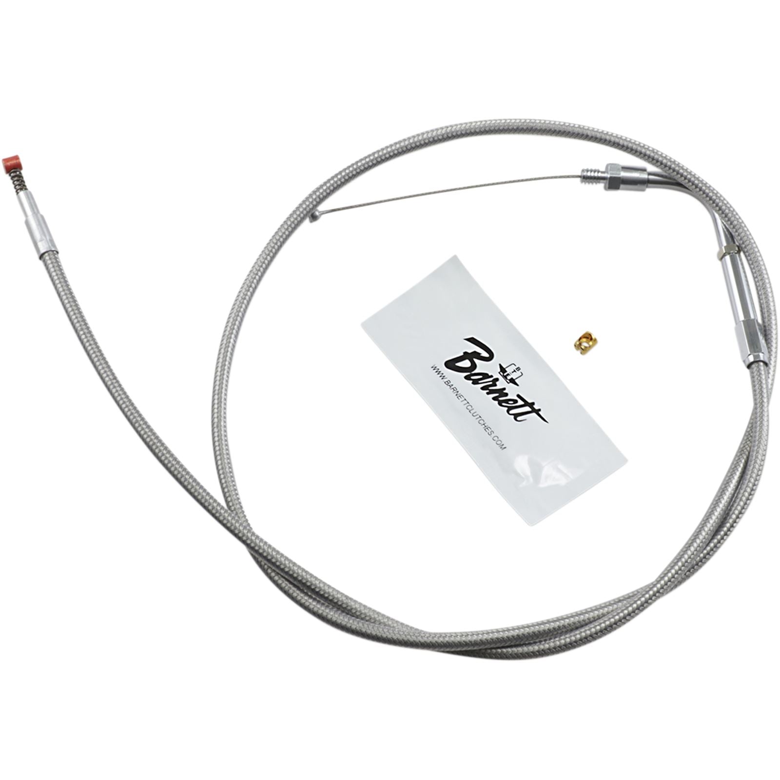 Barnett Performance Extended 6" Stainless Steel Idle Cable for '90 - '95 FL/FXD/ST [MPN: 102-30-40014-06]_348932