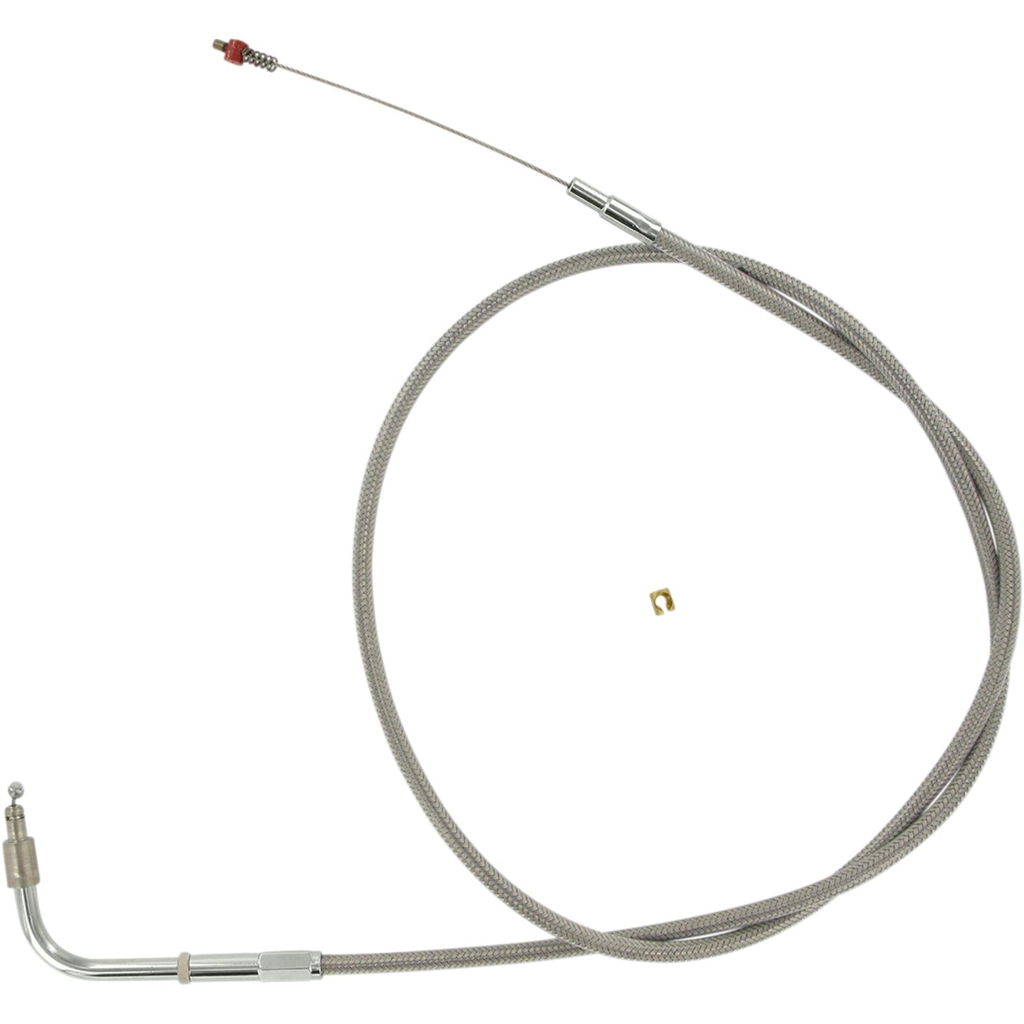 Barnett Performance Extended 6" Stainless Steel Idle Cable for '96 - '00 FXST [MPN: 102-30-40015-06]_348934