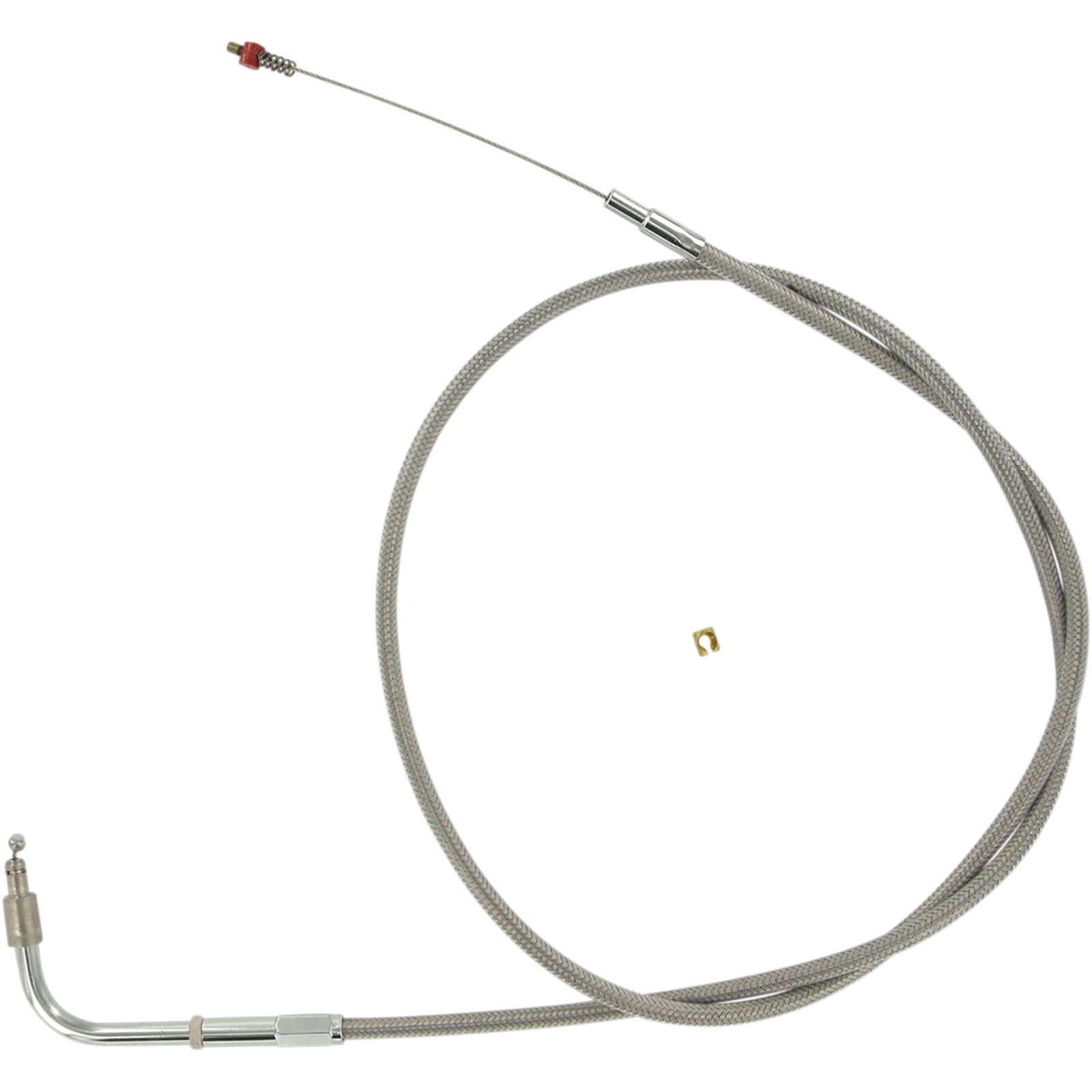 Barnett Performance Extended 6" Stainless Steel Idle Cable for '96 - '00 FXST [MPN: 102-30-40015-06]_348934