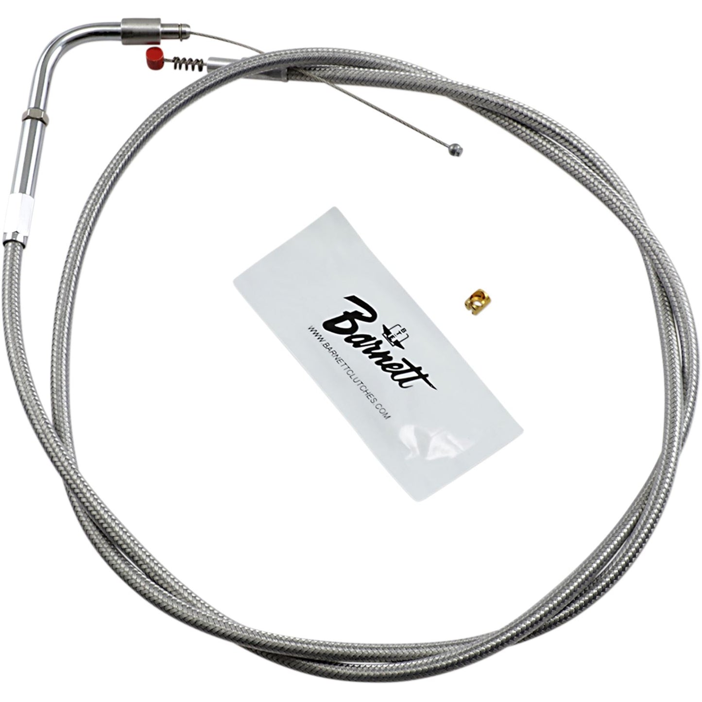 Barnett Performance Extended 6" Stainless Steel Idle Cable for '02 - '07 FLHR [MPN: 102-30-40016-06]_348802