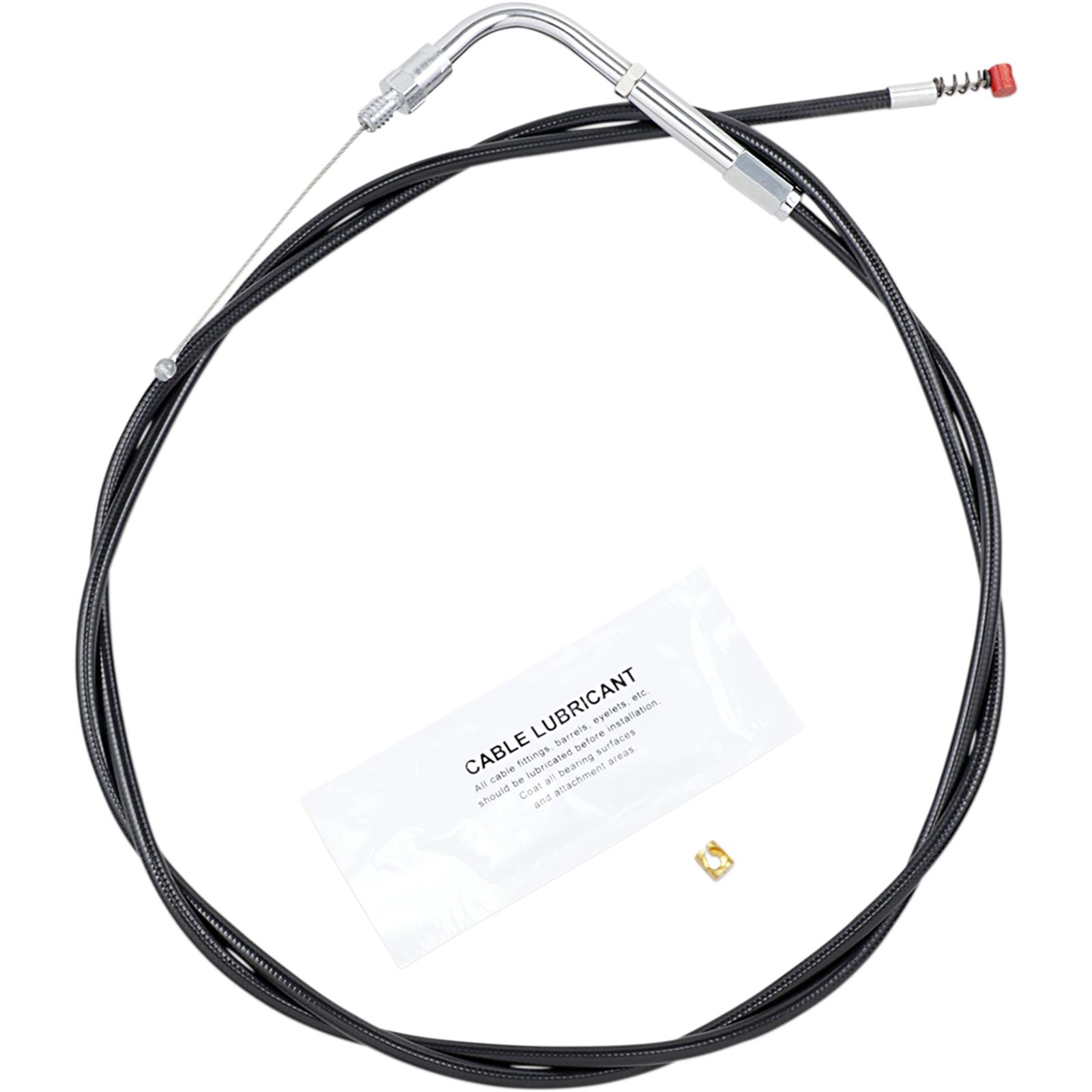 Barnett Performance Extended 6" Black Idle Cable for '81 -'89 FLT/FLHT OPEN-BOX [MPN: 101-30-40007-06]_1733253