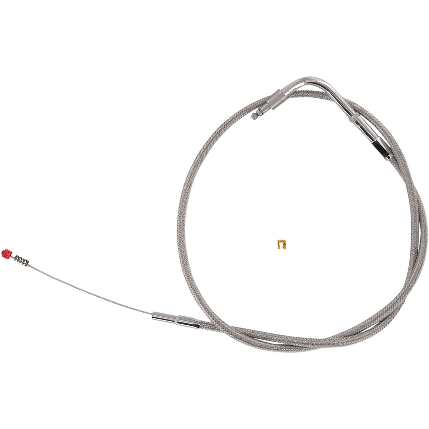 Barnett Performance Stainless Steel Idle Cable for '01 - '10 FXST/I [MPN: 102-30-40012]_348817