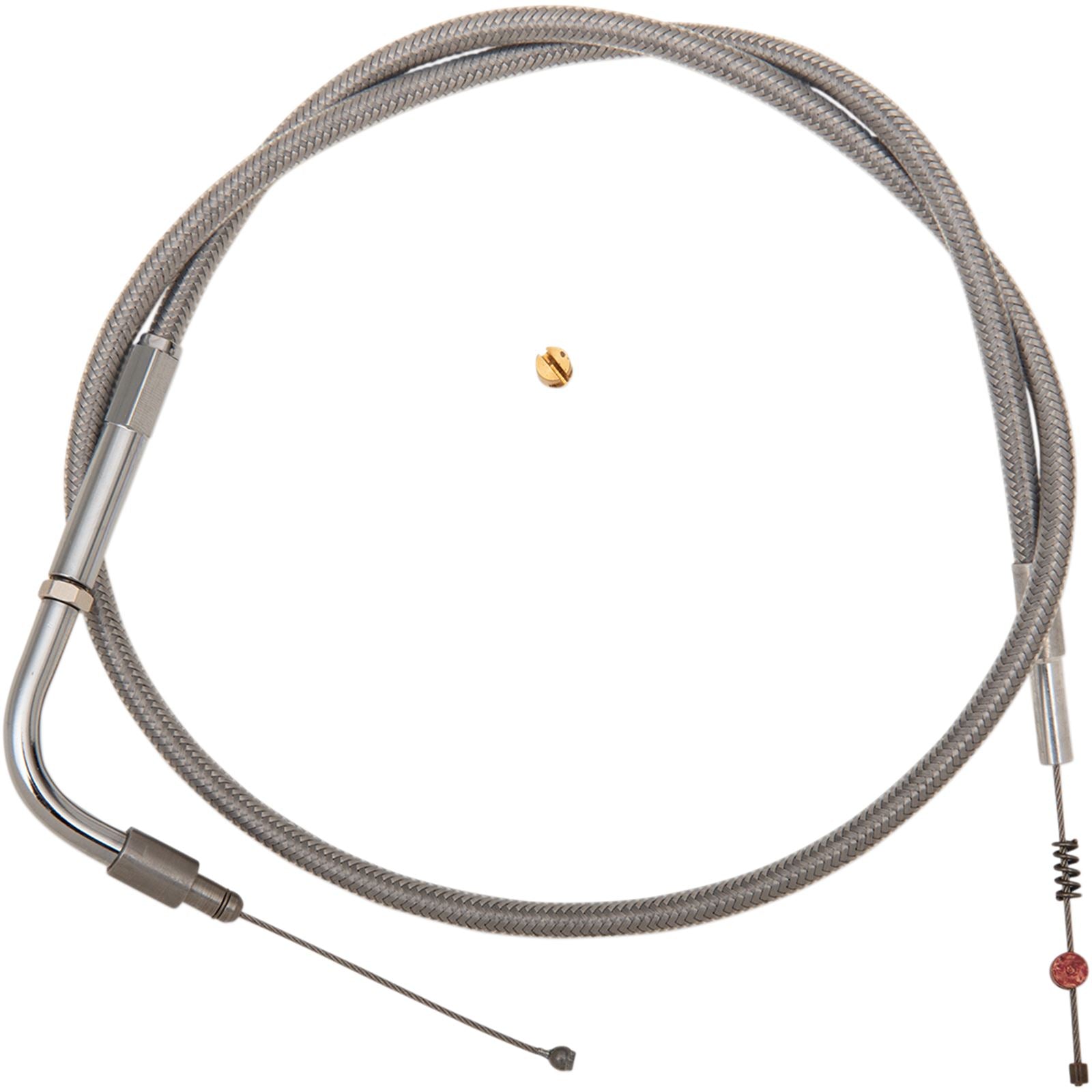 Barnett Performance Stainless Steel Idle Cable for '99 - '09 FXSTB [MPN: 102-30-40010]_348953