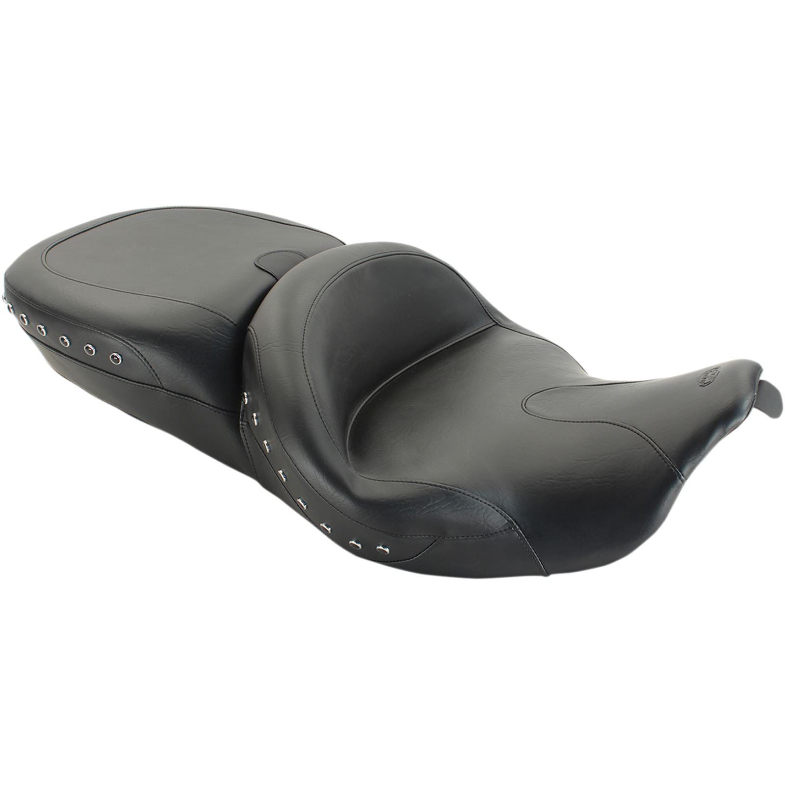 Mustang Motorcycle Products Summit Studded Black Seat - Backrest Receptacle 76862_447396