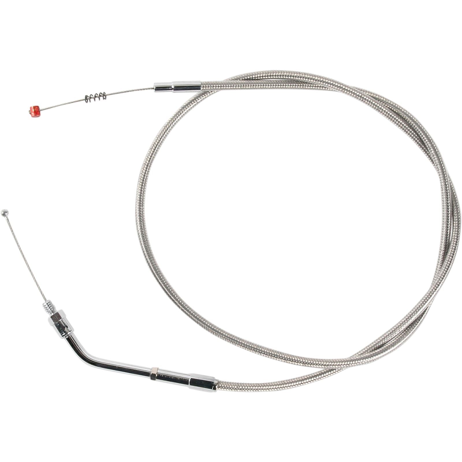 Barnett Performance Extended 6" Stainless Steel Idle Cable for '88 - '95 XLH [MPN: 102-30-40005-06]_348947