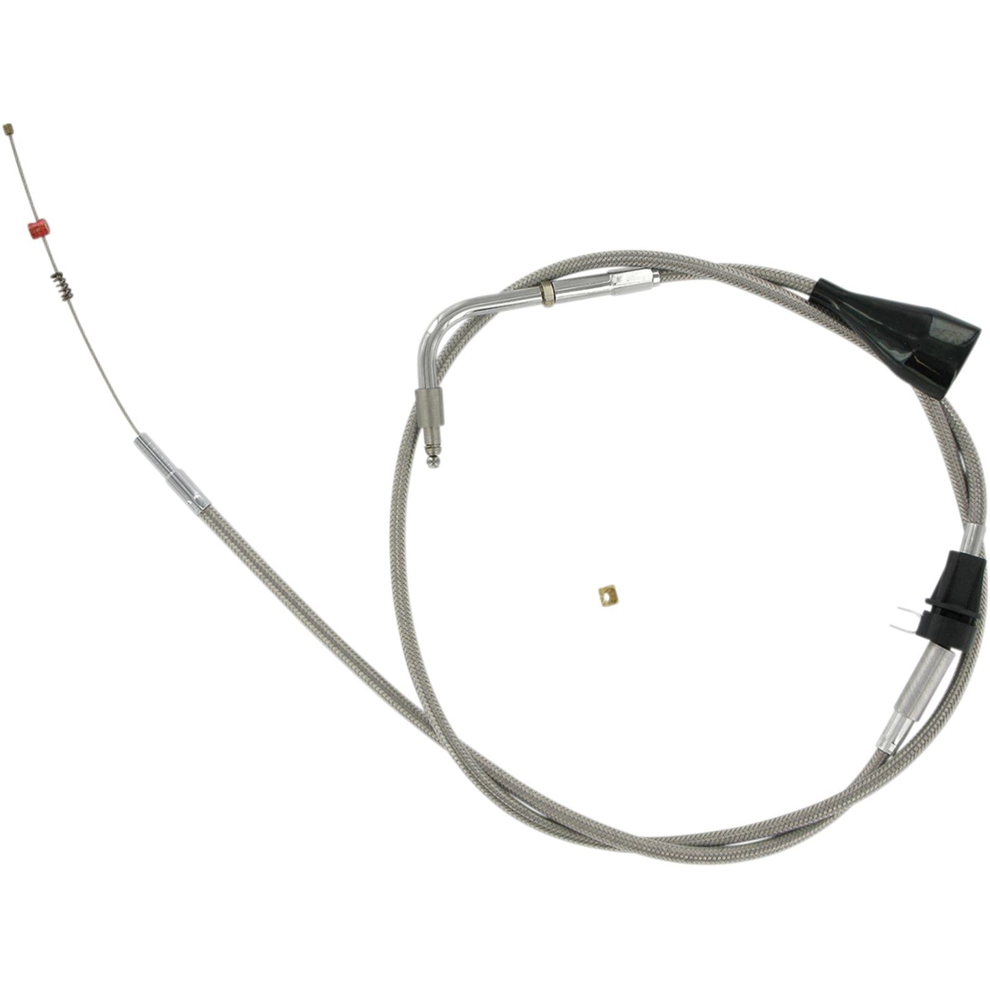 Barnett Performance Extended 6" Stainless Steel Idle Cable w/Cruise for '02-'07 FLHR [MPN: 102-30-41001-06]_348804