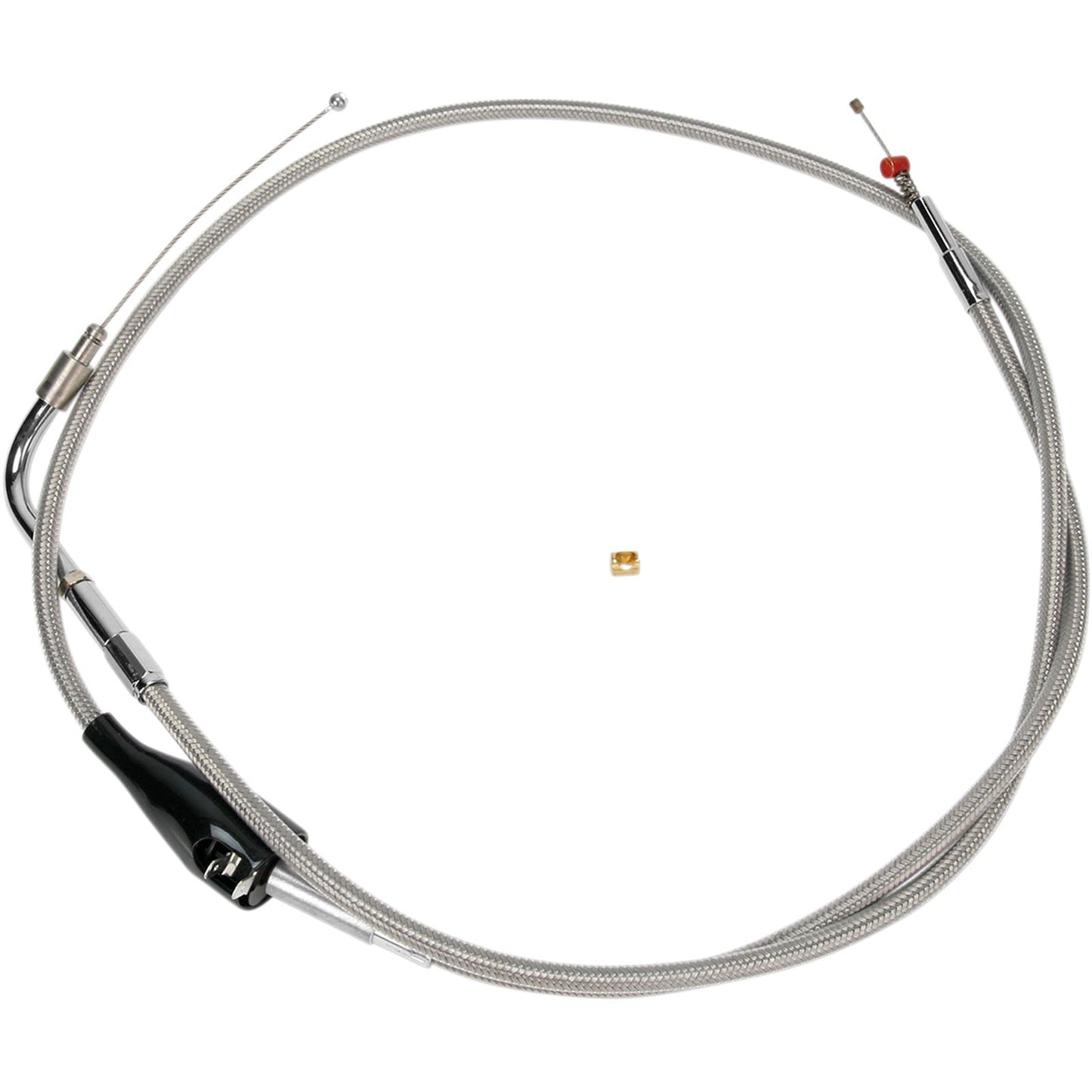 Barnett Performance Extended 6" Stainless Steel Idle Cable w/Cruise for 02-'07 FLHRI [MPN: 102-30-41002-06]_348784