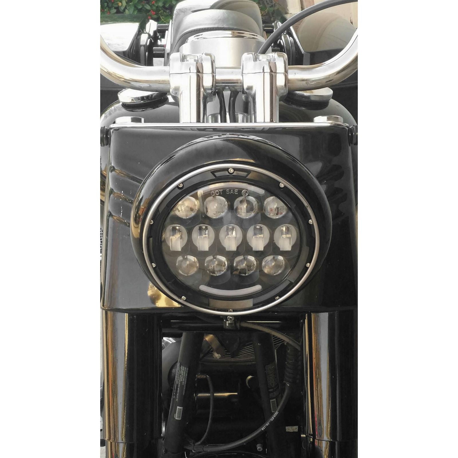 Cyron Lighting Headlight 7" Black ABIG7-A6K_105334