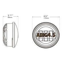 Cyron Lighting Passing Lamps 4.5" Chrome for Harley ABIG4.5-A6KC_105341