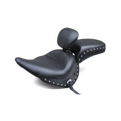 Mustang Motorcycle Products Wide Studded Solo Seat - Driver's Backrest 79913_1674749