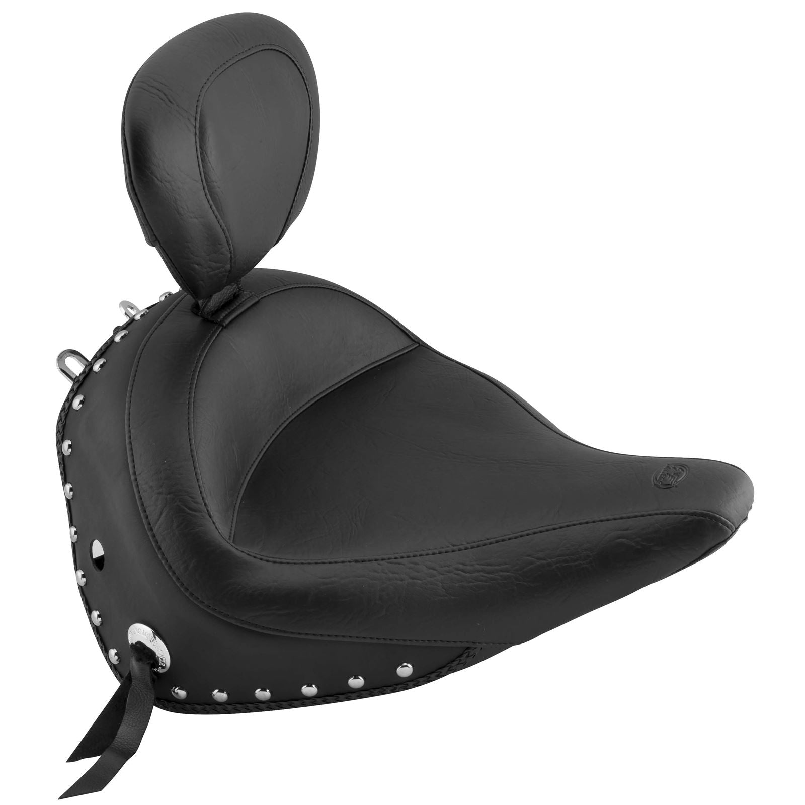 Mustang Motorcycle Products Wide Studded Solo Seat - Driver's Backrest 79913_105350