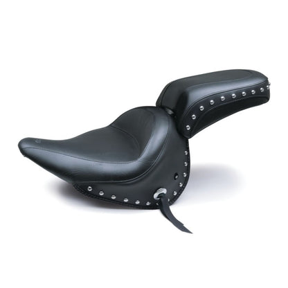 Mustang Motorcycle Products Wide Rear Seat - Studded - Deluxe 76235_1674150