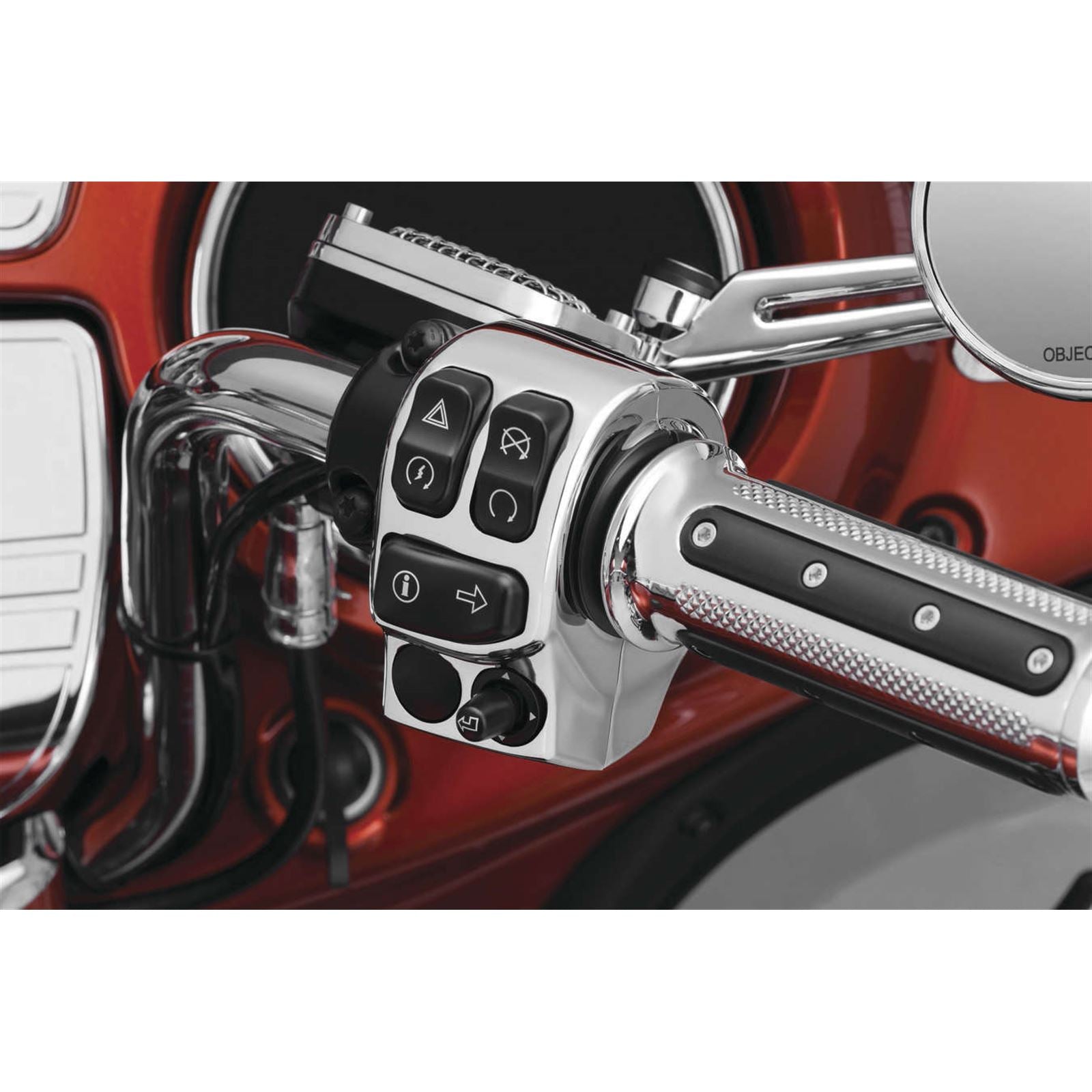 Kuryakyn Chrome Switch Box Housing Cover for '14 - '19 FL 1748_105464