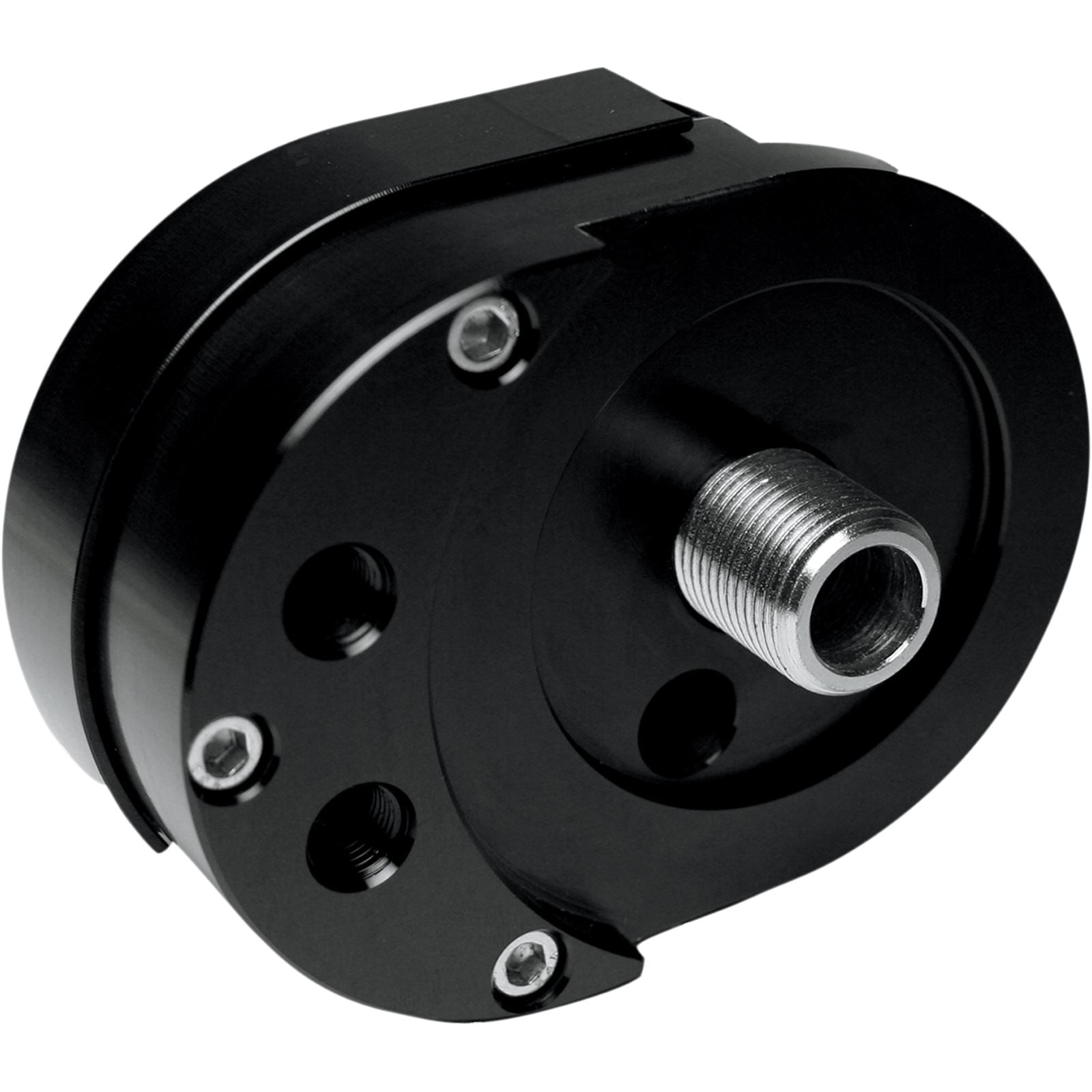 Feuling Offset Oil Filter mount - Black 2022_386825
