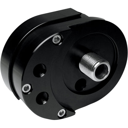 Feuling Offset Oil Filter mount - Black 2022_386825