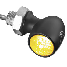 Kuryakyn Kellermann Bullet Atto Marker Lights - Amber LED - Smoke Lens 2570_105573