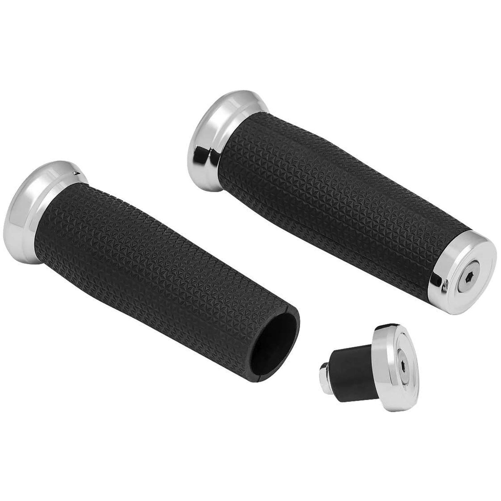 Kuryakyn Universal Thresher Grips 7/8" - Chrome 5950_105586