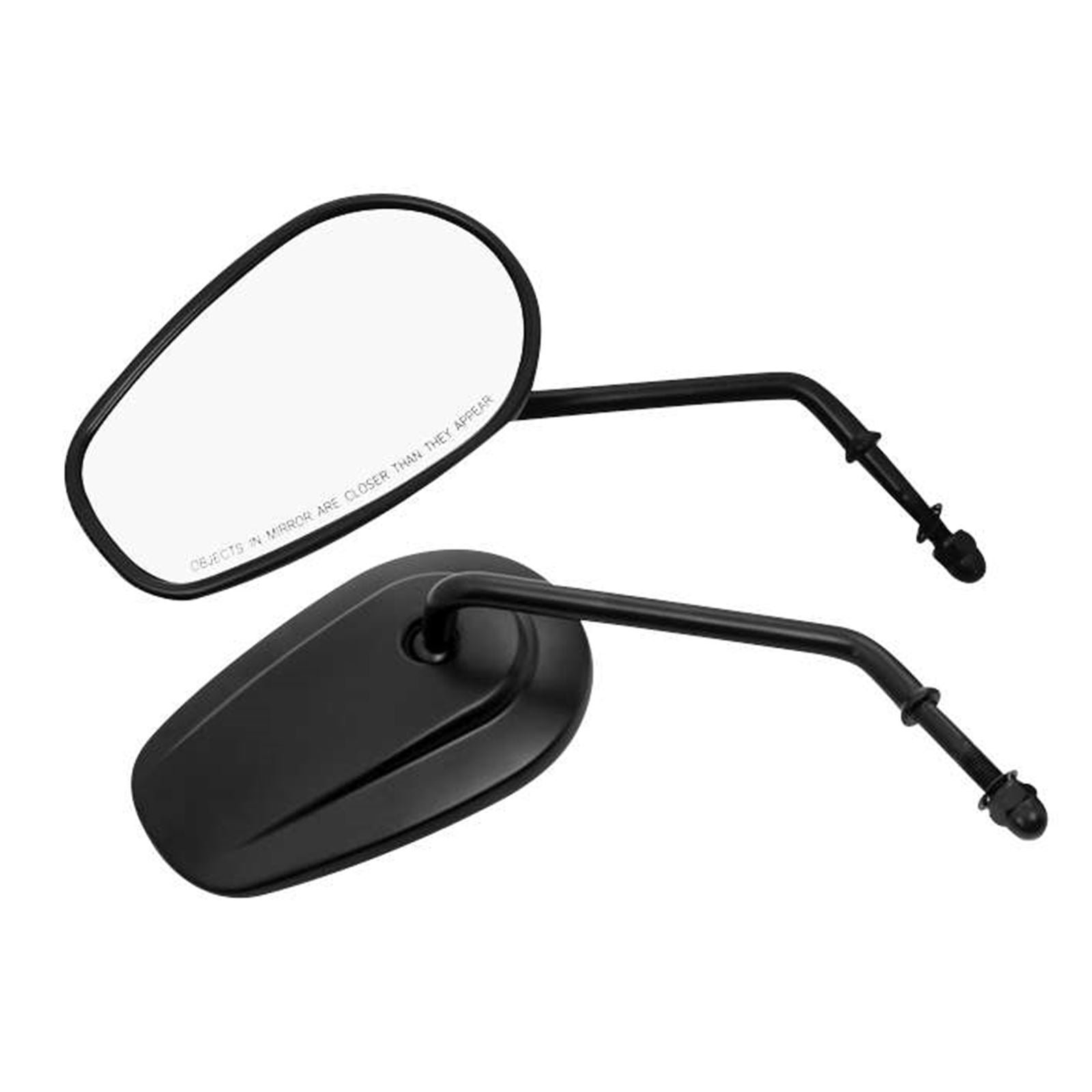 Biker's Choice Tapered Long Stem Mirrors Black 70236_105639