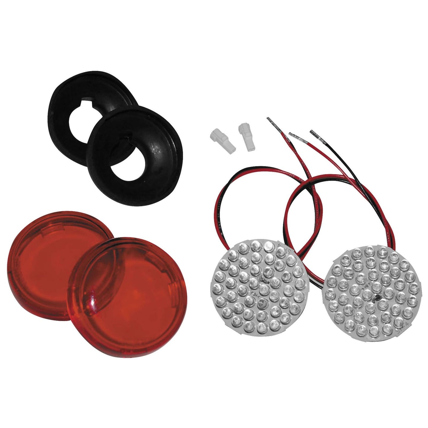 Namz LED Rear Turn Signals for Indian - Red [MPN: NITS-R02]_105672