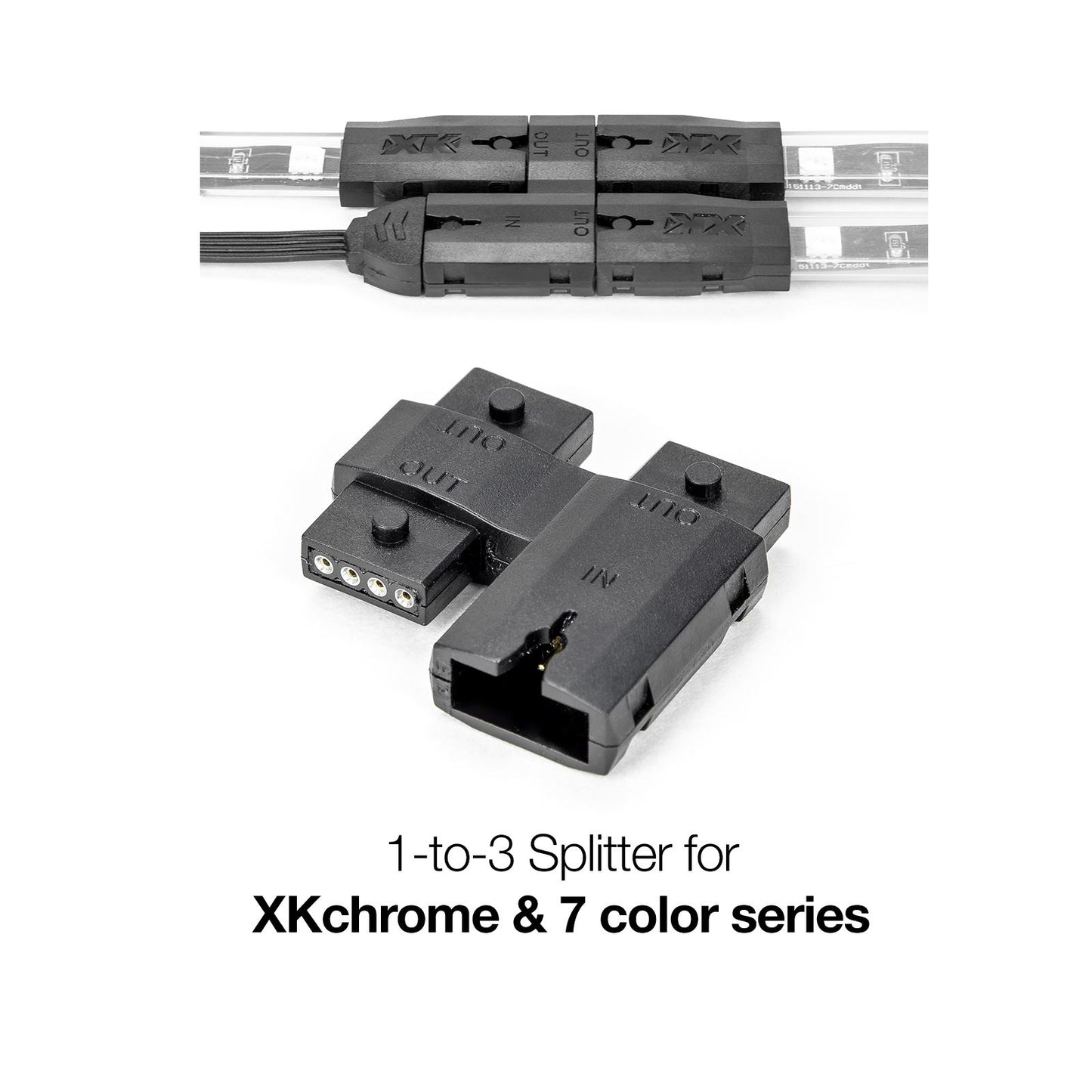 XKGlow 1-to-3 Splitter XK-4P-SPLIT_1007332