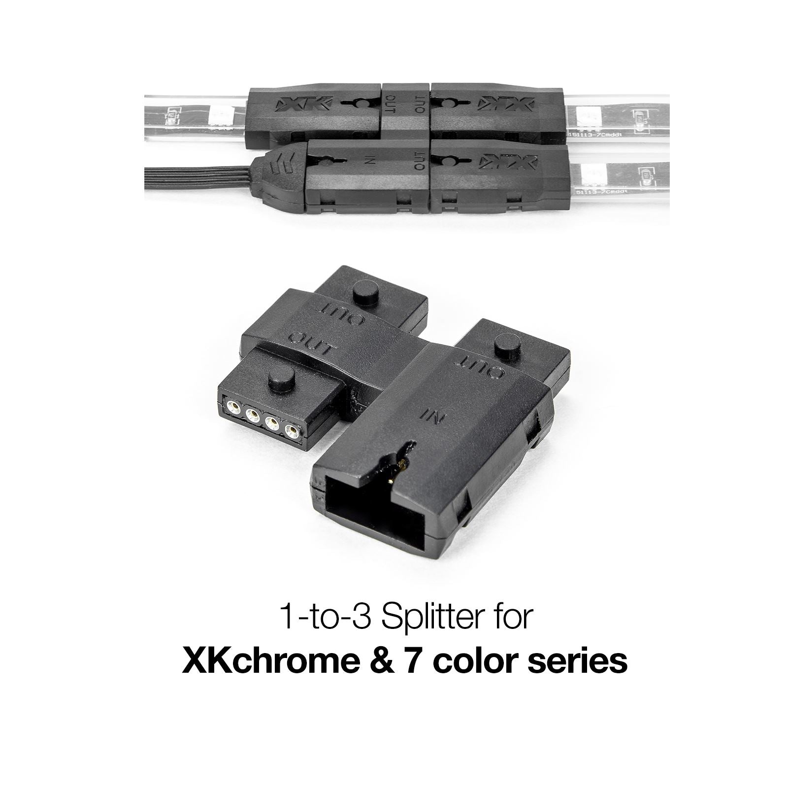 XKGlow 1-to-3 Splitter XK-4P-SPLIT_1007332