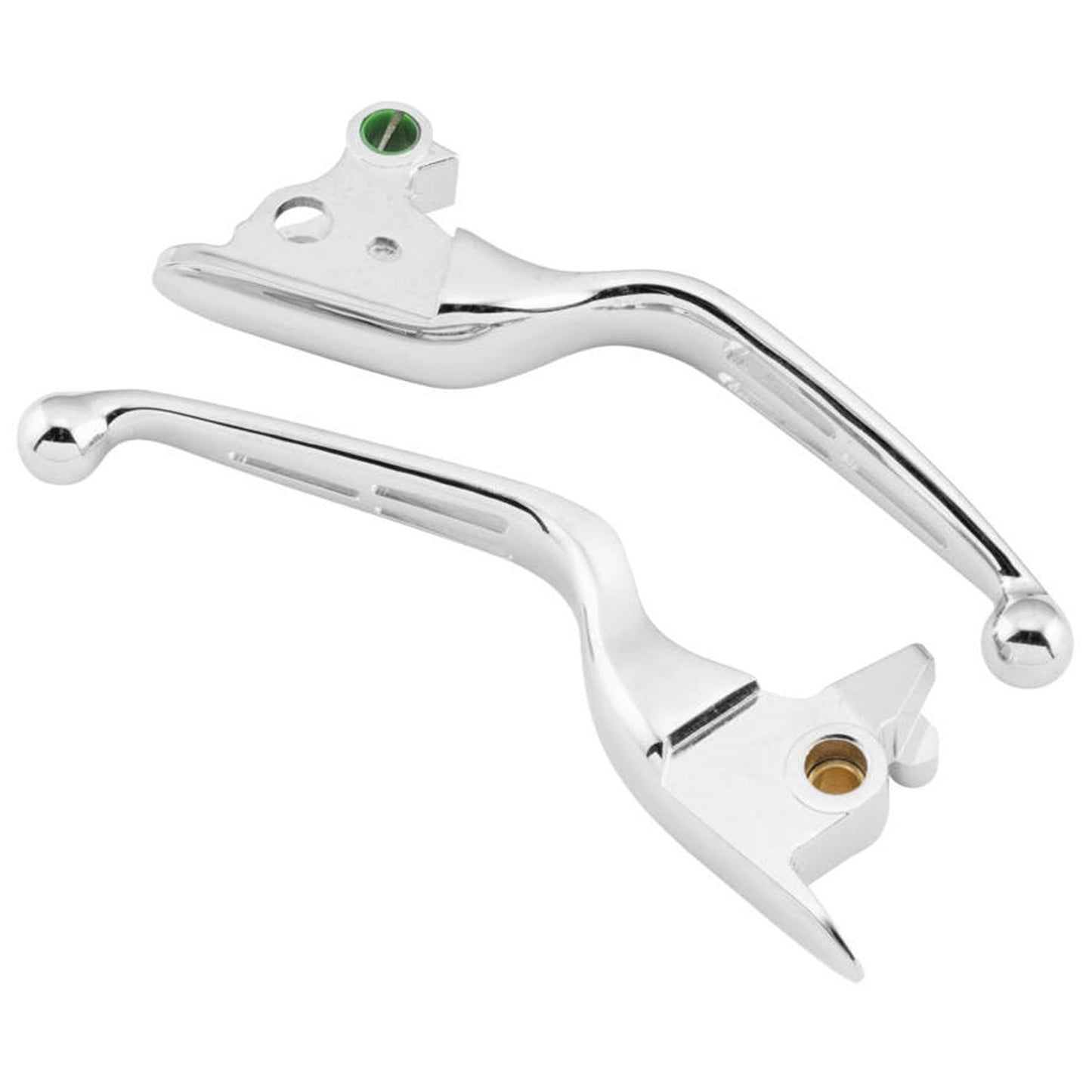 Biker's Choice Lever Set Slotted Chrome 053574_105777