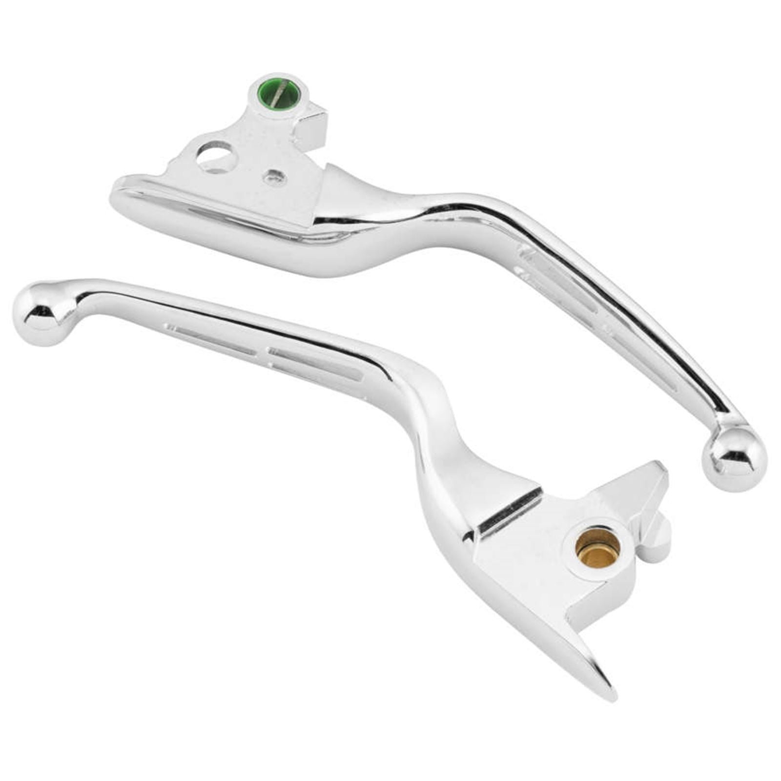 Biker's Choice Lever Set Slotted Chrome 053574_105777