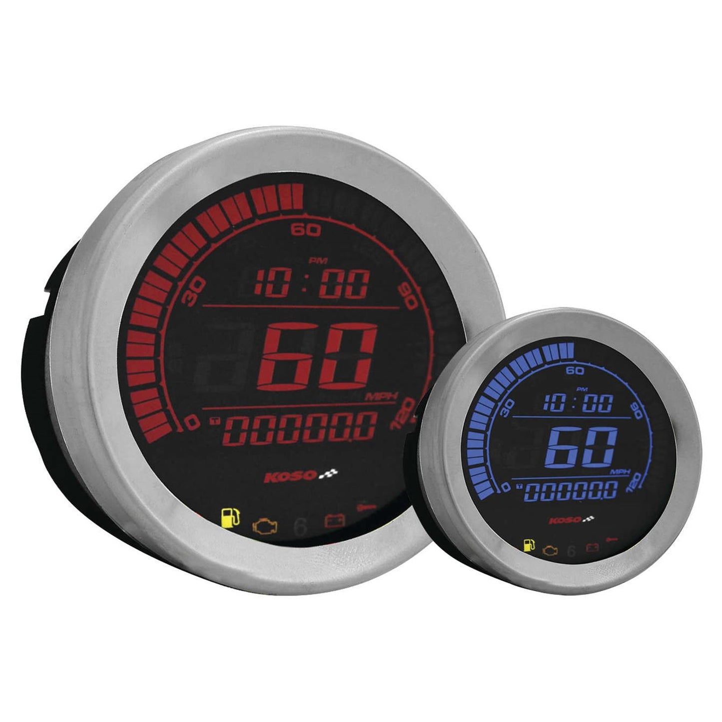Koso 4" Speedometer - Chrome BA051000_105883