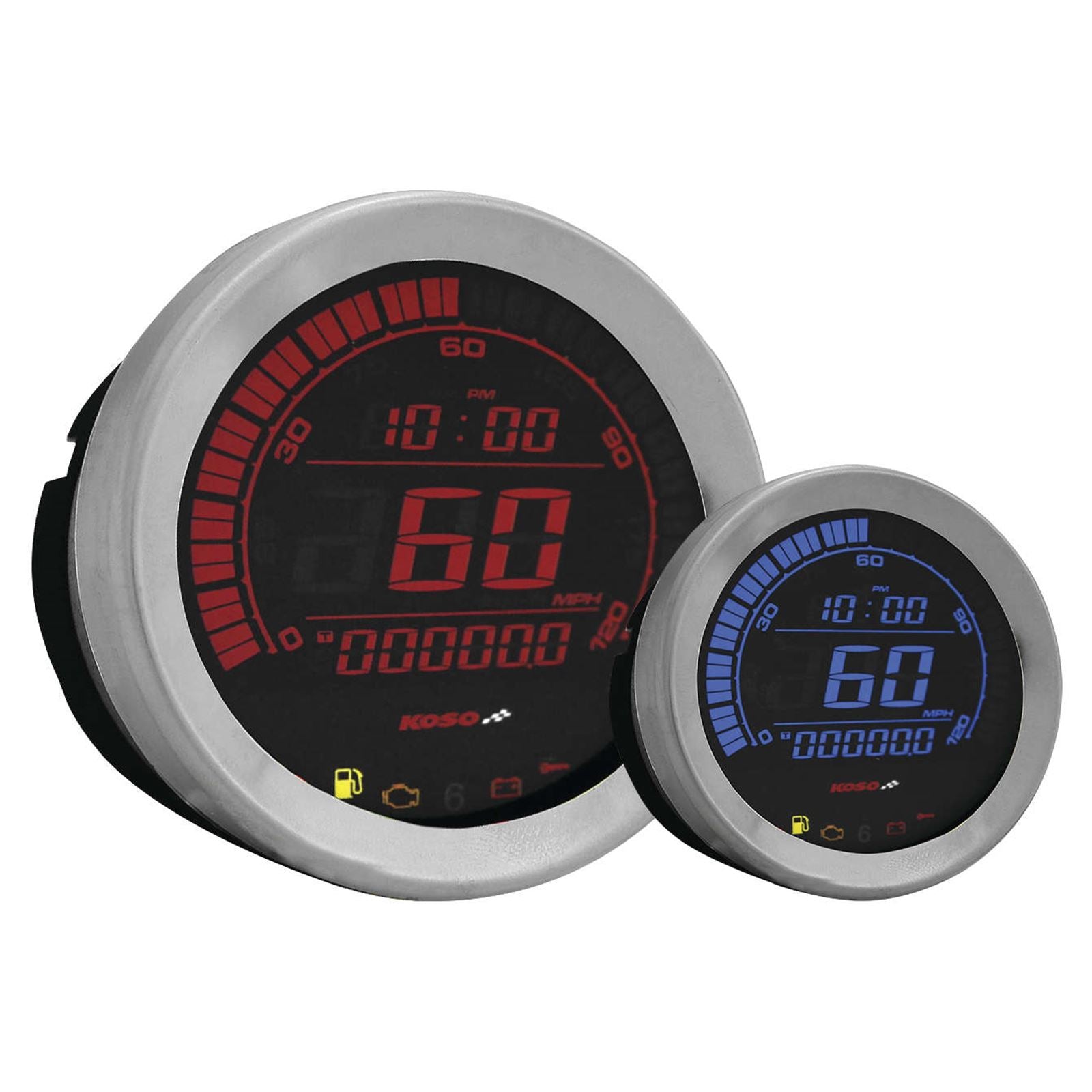 Koso 4" Speedometer - Chrome BA051000_105883