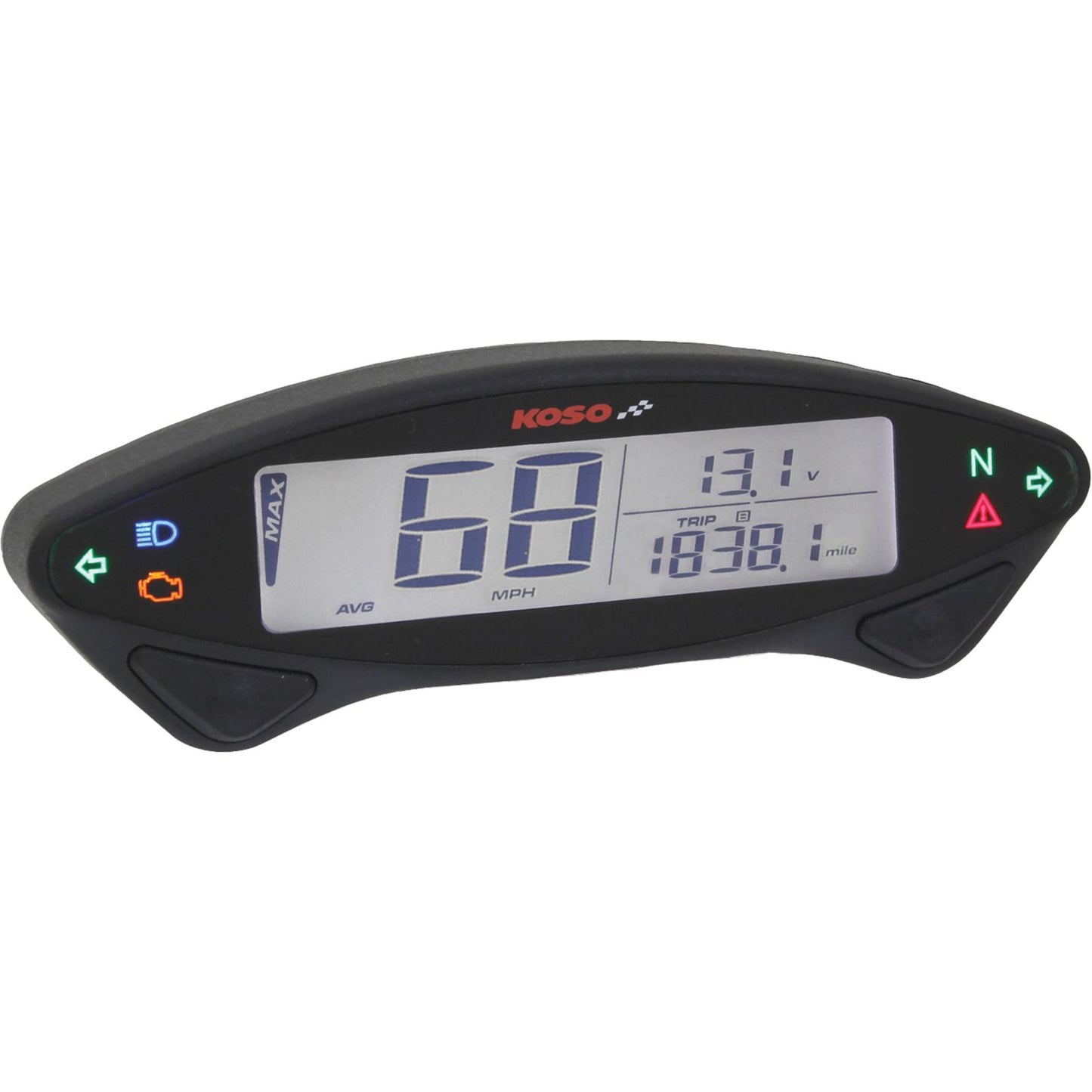 Koso DB EX-02 Speedometer - 4.72" W x 0.91" H x 1.57" D BA048001_794955
