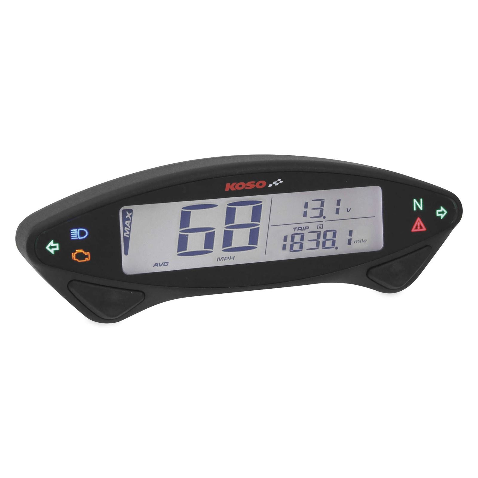 Koso DB EX-02 Speedometer - 4.72" W x 0.91" H x 1.57" D BA048001_105884