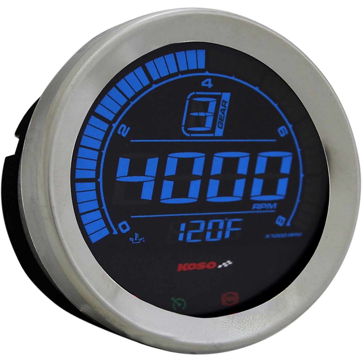 Koso 4" Tachometer - Chrome BA051100_410288