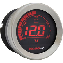 Koso 2" Voltmeter Gauge - Chrome BA050300_410410
