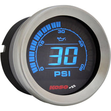 Koso 2" Oil Pressure Gauge - Chrome BA050410_410413