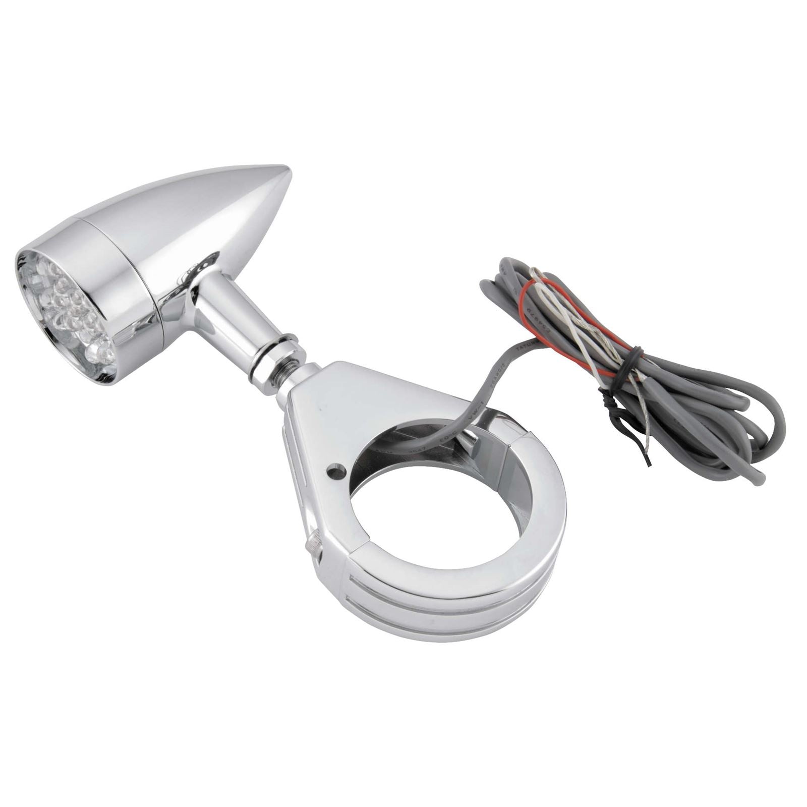 Biker's Choice Mini LED Turn Signals with 41mm Clamp Amber 165272_105940