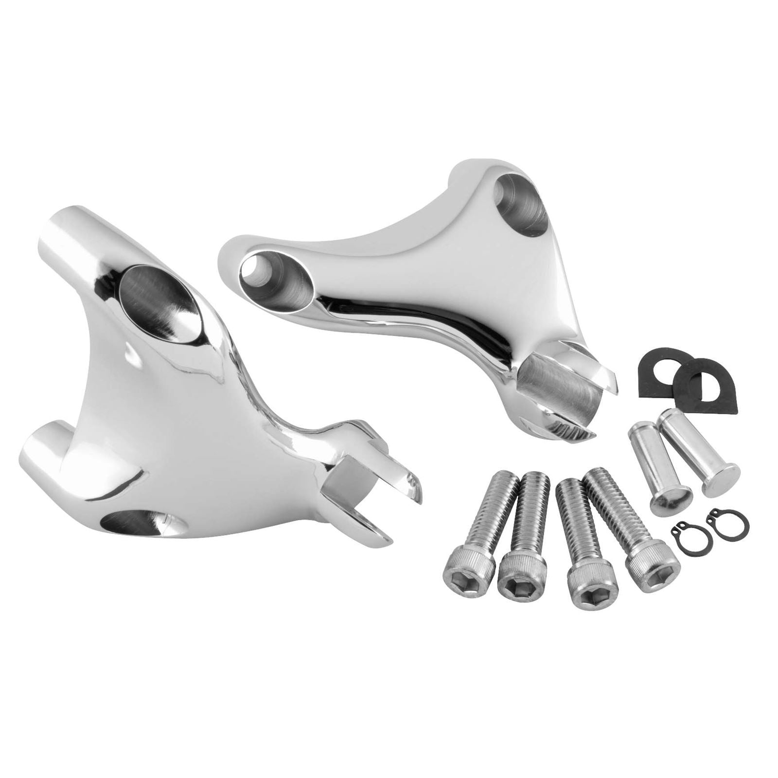 Biker's Choice Chrome Rear Footpeg Mount '04-Up XL 057099_105957