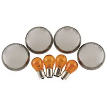 Biker's Choice Smoked Turn Signal Lens & Amber Bulb Kit 161031_106007