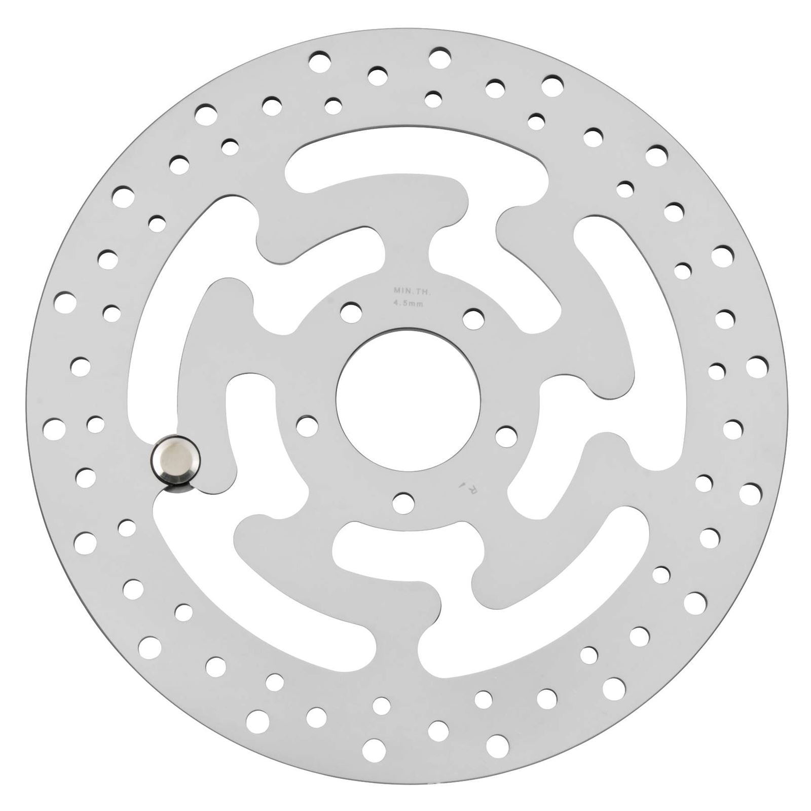 Biker's Choice Front Brake Rotor - Left - Polished 11.8" 144664_106015