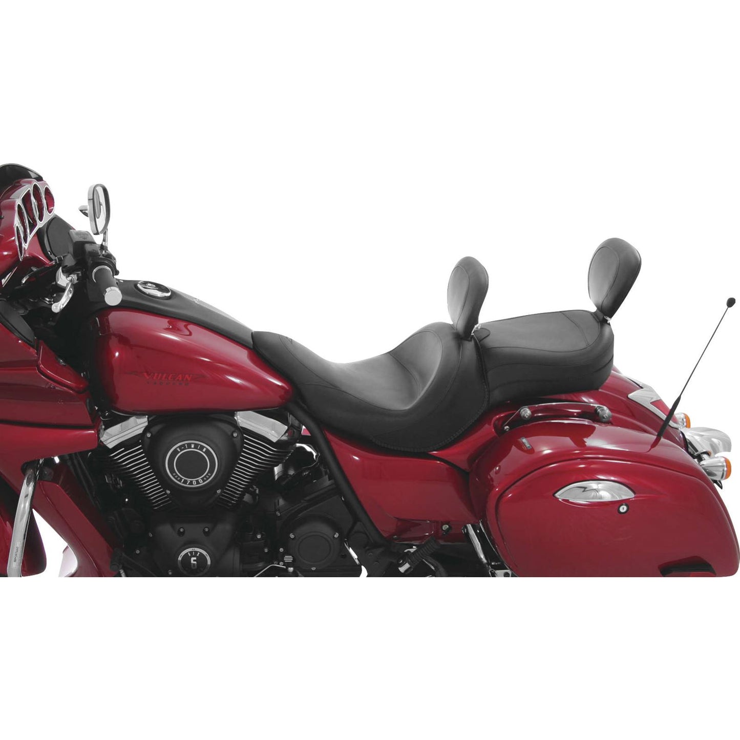 Mustang Motorcycle Products Wide Vintage Seat - Driver Backrest - Vaquero 79688_106024