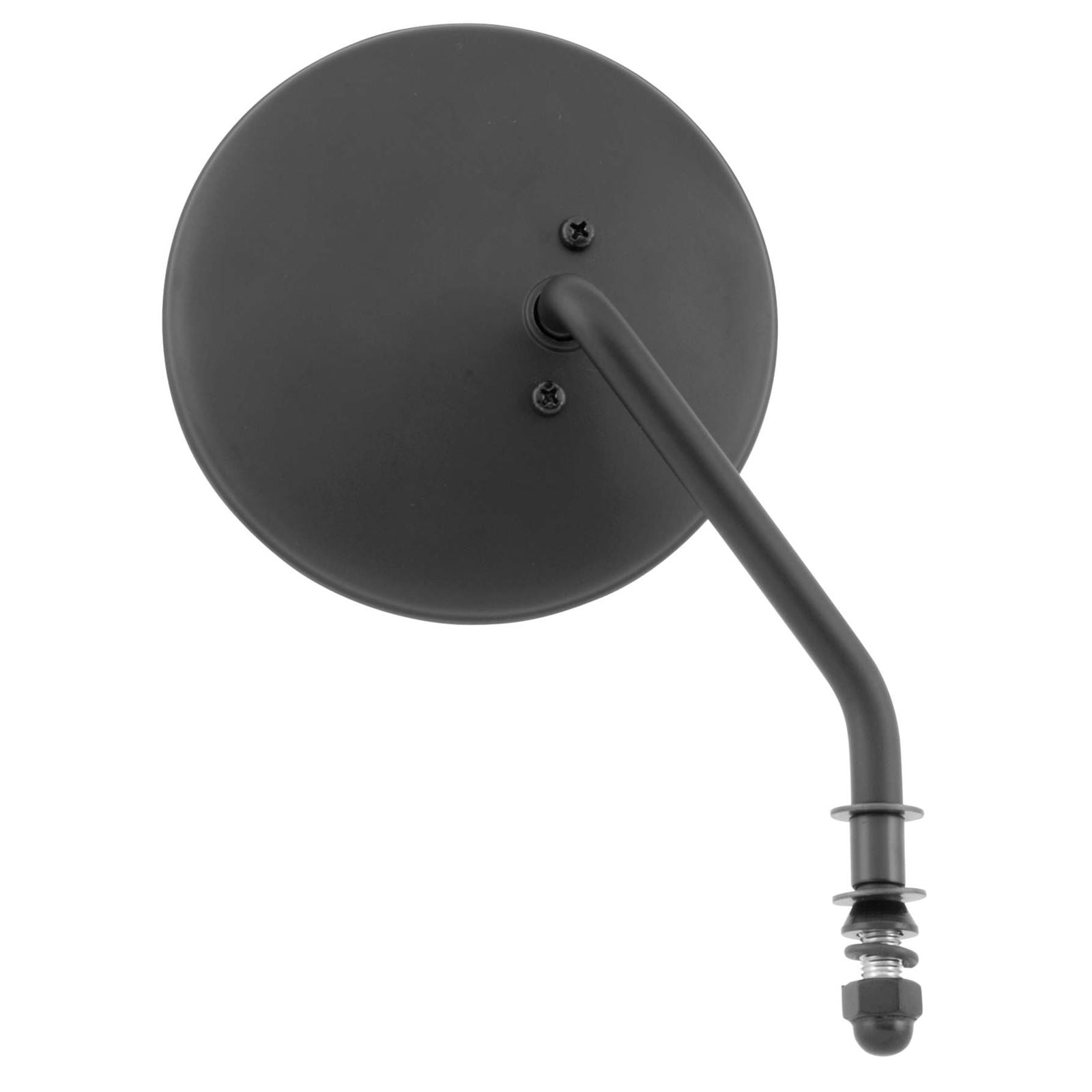 Biker's Choice 4" Round Mirror Black - Short Right 270586_106123